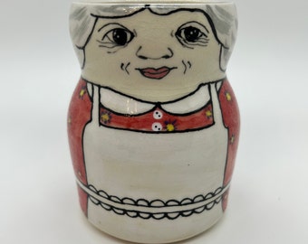 Granny Gertie Lady Vase