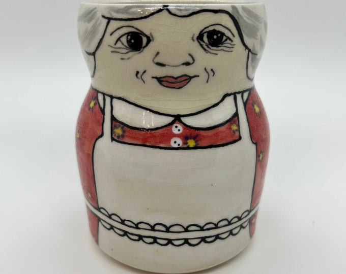 Granny Gertie Lady Vase