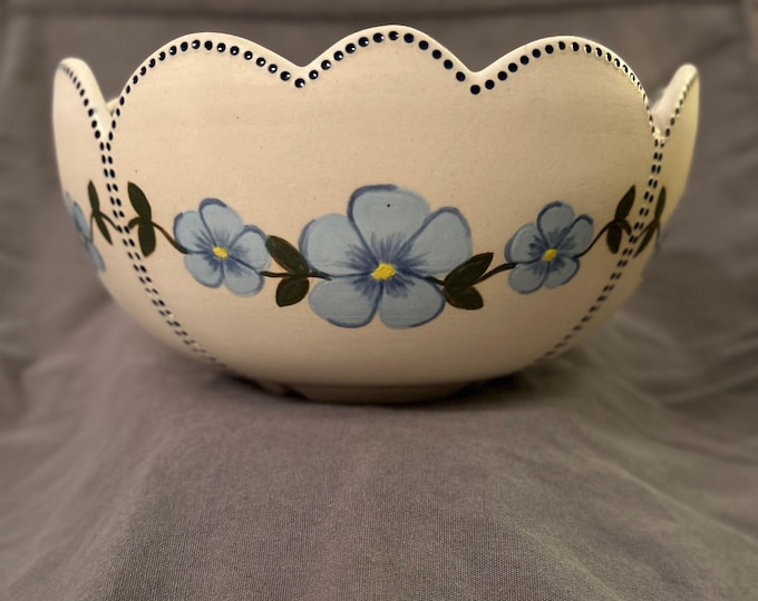 Blue Flowers Bowl