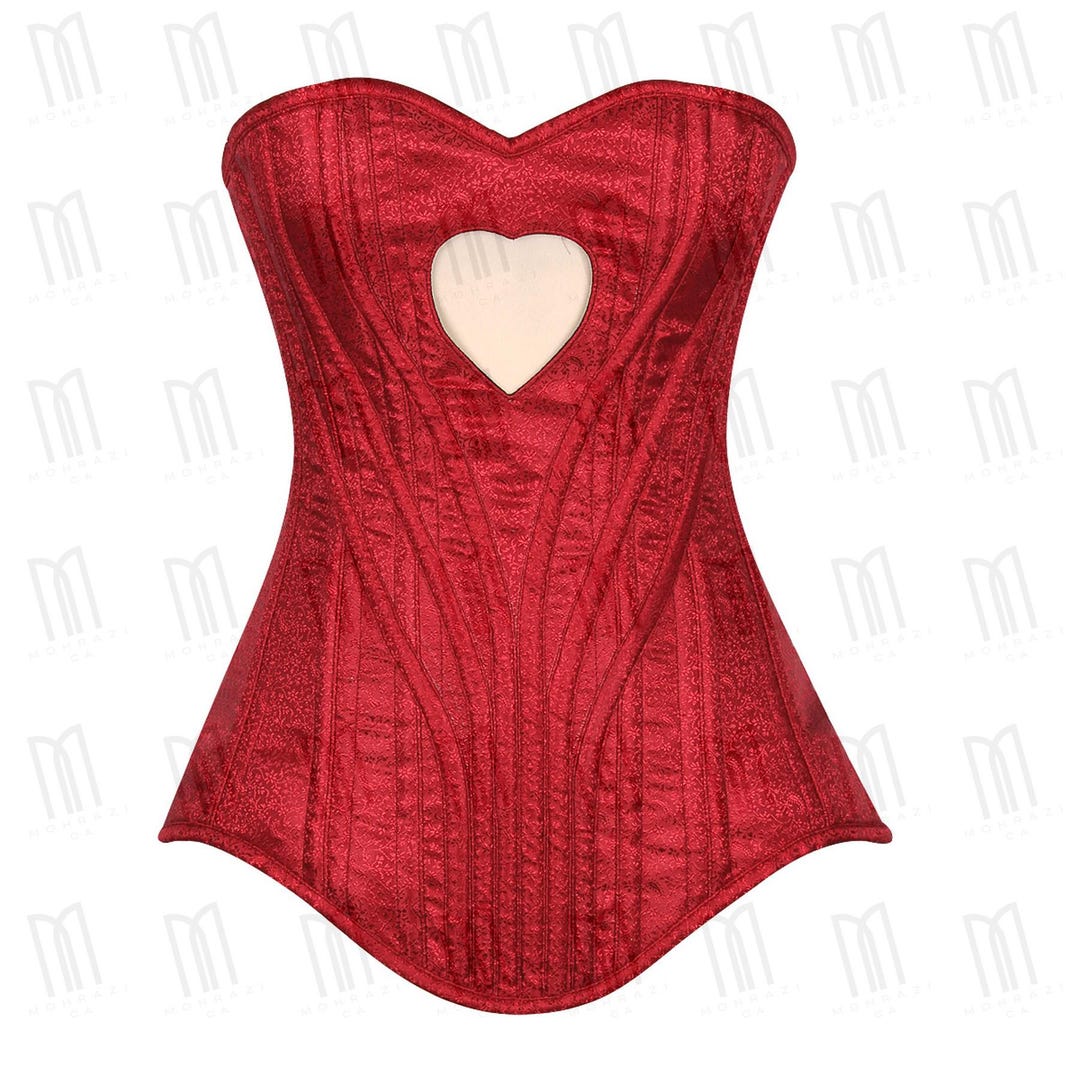 Sabrina Carpenter Inspired Sexy Corset Heartcut Out