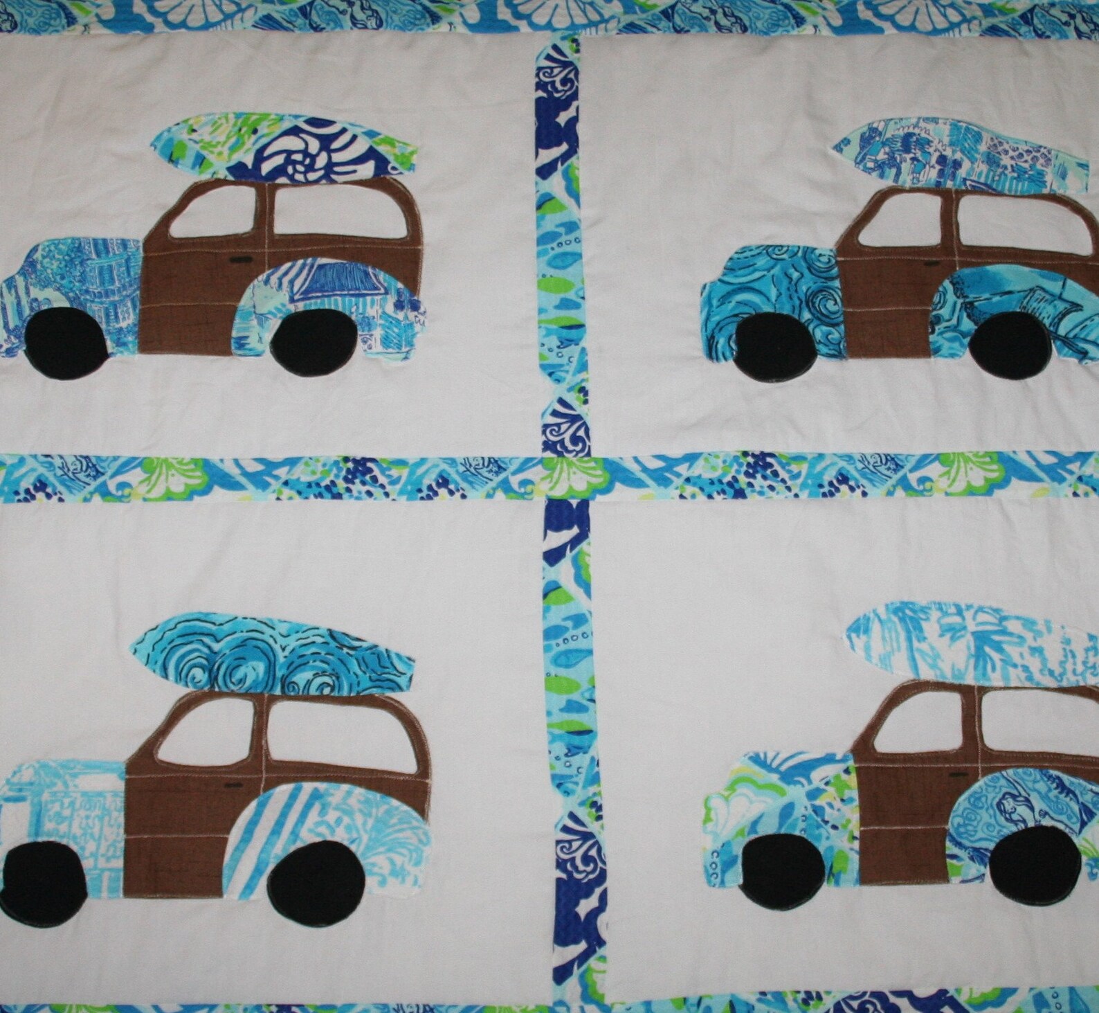 Colcha de surf de doble tamaño hecha con tela Lilly | Etsy