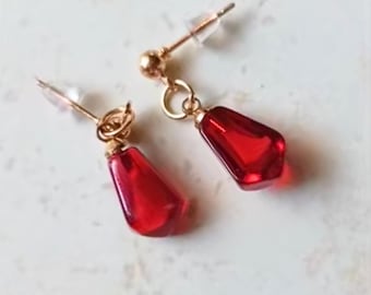 Pomegranate Seed Earrings Fruit Earrings Food Earrings Dangle Drop Earrings Gift For Her Birthday Gift