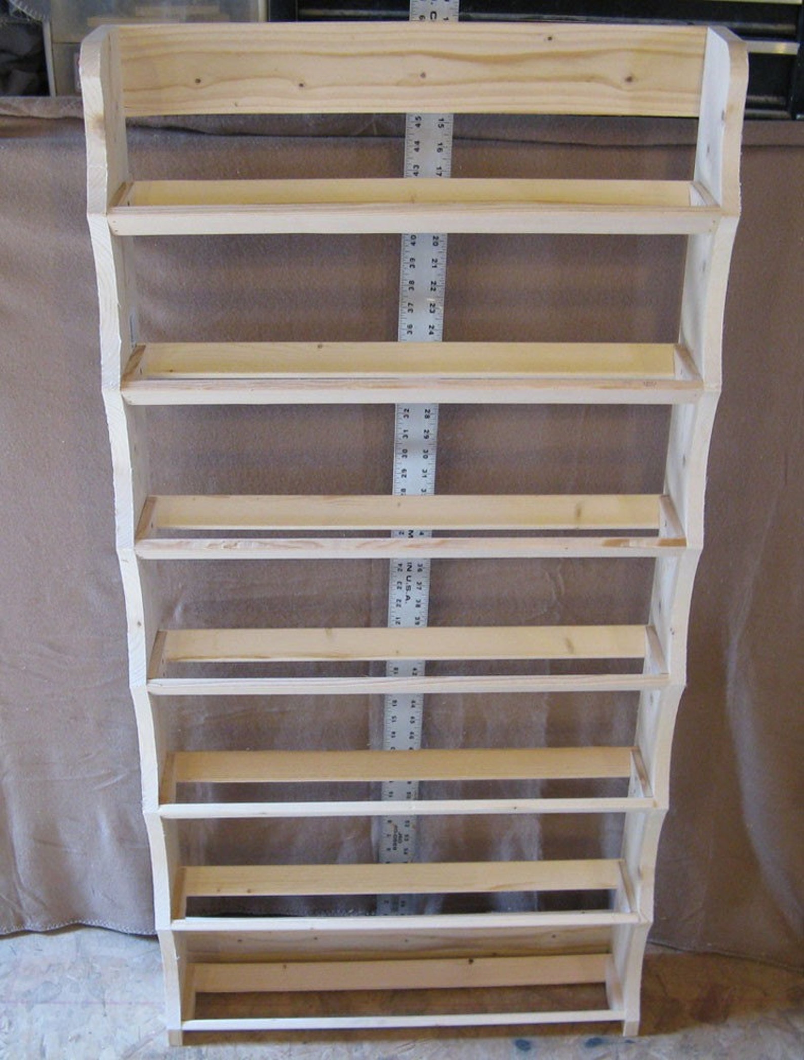 2x10 Ribbon Rack Ribbon Rack 7 Shelf - Etsy