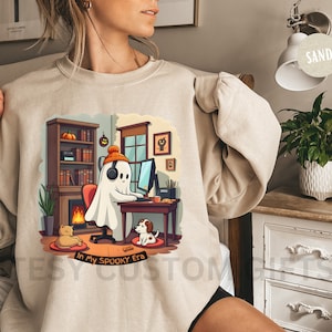 In my spooky era Halloween Sweatshirt, Halloween Sweatshirt, gift for Halloween, Halloween shirt, Halloween gift, retro Halloween shirt, era