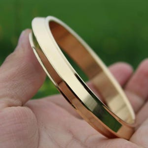 Handmade Brass Punjabi Kada: V-Shaped Sikh Bangle