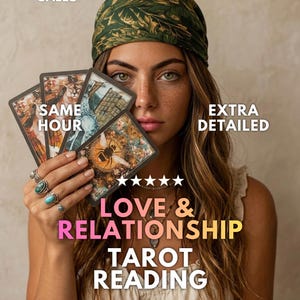 Same Hour Love & Relationship Tarot Reading, Personalized Emotional Insight, Symbolic Reflection on Connections and Feelings Psychic Reading