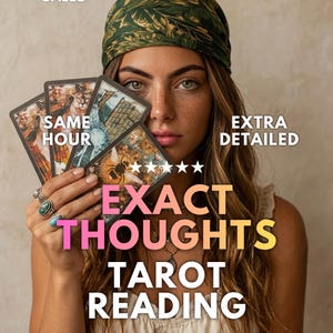 Lectura de Tarot de Pensamientos Exactos en la Misma Hora / Claridad en el Amor y las Relaciones / Informe Personalizado sobre Emociones, Intenciones y Sentimientos No Expresados