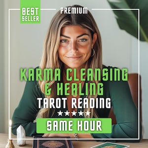 Karma Cleansing & Energy Healing | Remove Karmic Blocks and Negative Patterns | Intuitive Spiritual Tarot Reading PDF Report