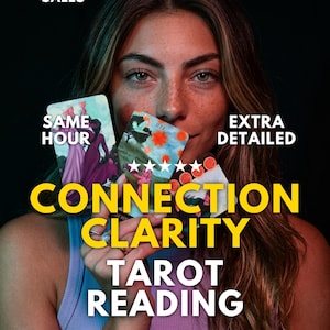 Lectura de Tarot con Claridad de Conexión en la Misma Hora, Percepciones de Energía Psíquica, Intenciones y Verdades No Dichas / Lectura de Amor, Lectura de Brujería