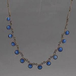 Silverstone Link Cats Eye Beaded Necklace