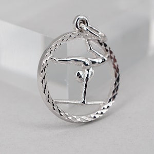 Sterling zilveren turnster ronde hanger