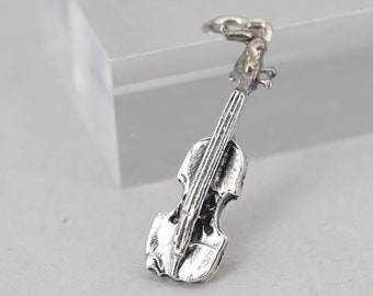 Sterling Silver Violin Charm