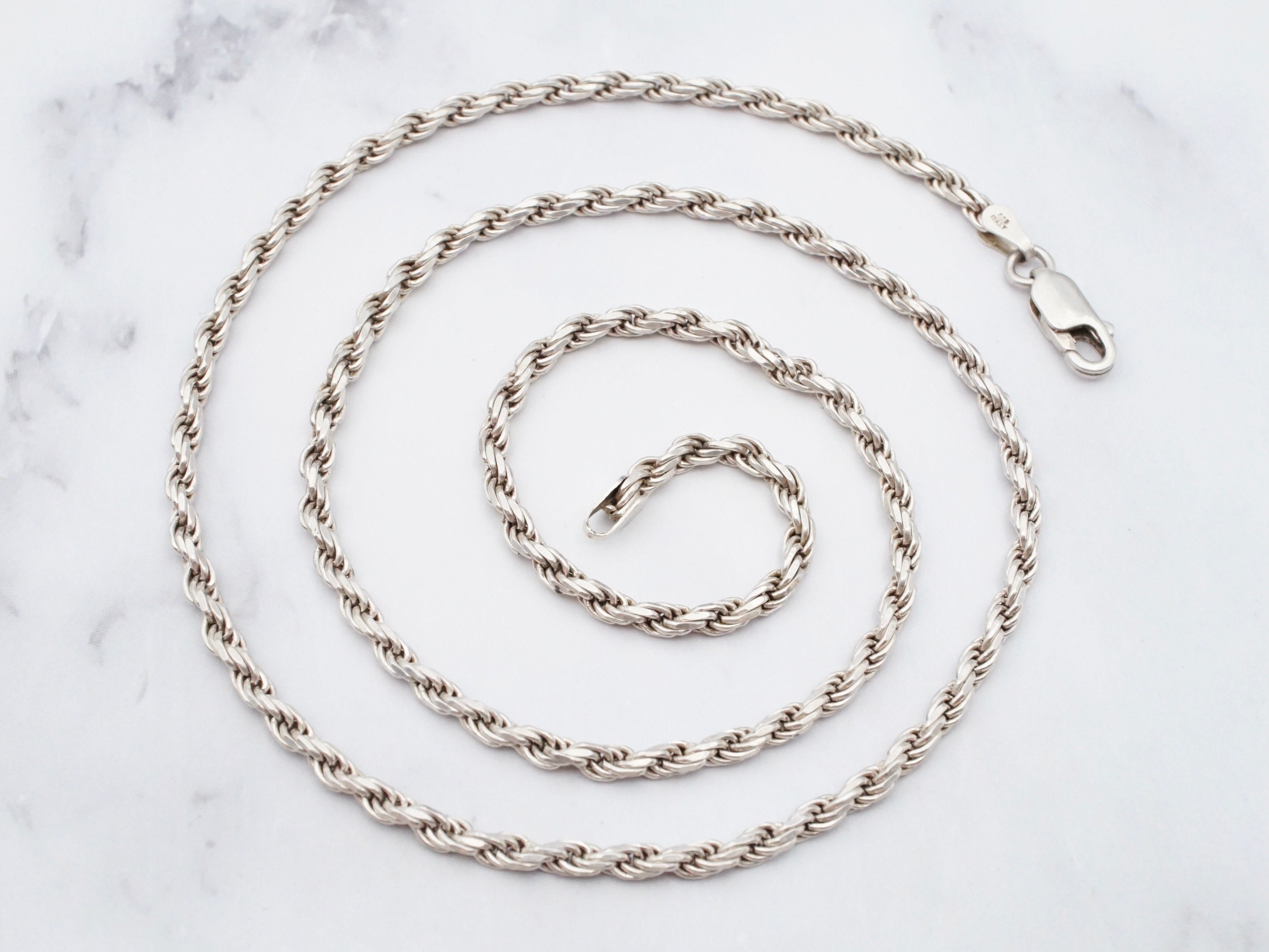 Azurebella Jewelry Rope Chain Necklace