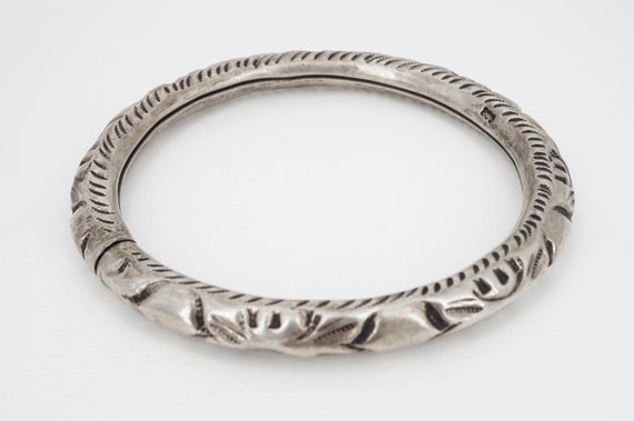 アクセサリー Vintage Silver Twist Bar Bangle 925 アクセサリー Vintage Silver Twist Bar Bangle 925 Vintage