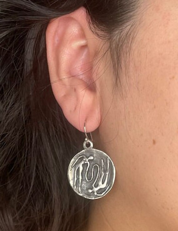 Rare James Avery Sterling Silver Gemini Zodiac Earrin… Gem