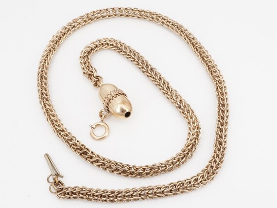 antique victorian gold fill chain necklace