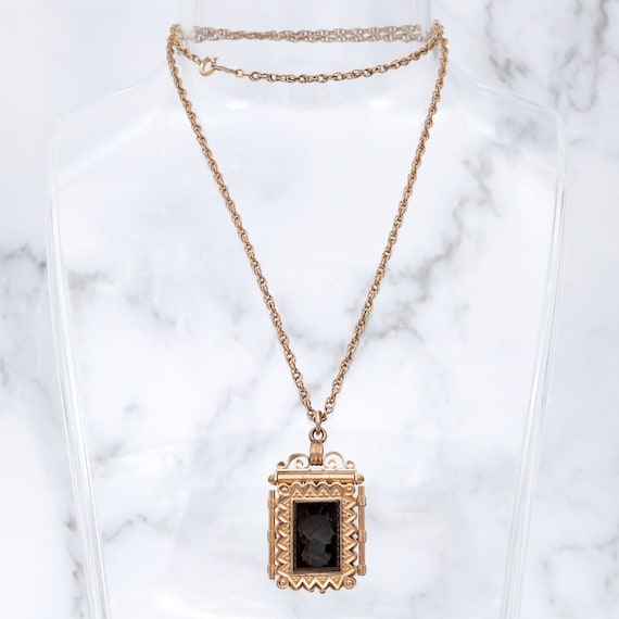 アンティーク　ヴィクトリア朝　フォブ　ロケット　ペンダント　ネックレス イギリス製 アンティークシルバー ヴィクトリア朝ロケットペンダント