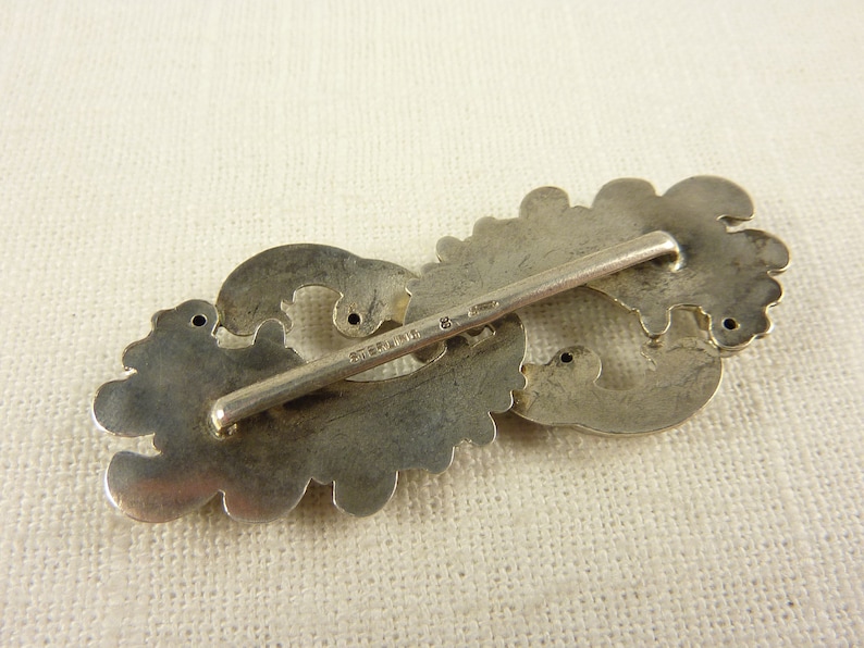 Antique Victorian William Kerr Sterling Rococo Buckle Piece