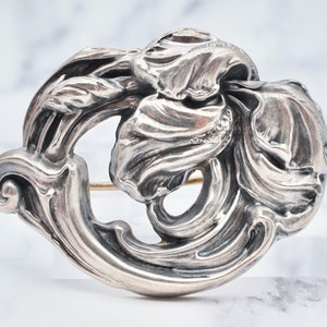 WWII期 Albert Horwing Co.社製 Viking Craft Viking Craft Albert Horwig Sterling Silver Tulip Brooch