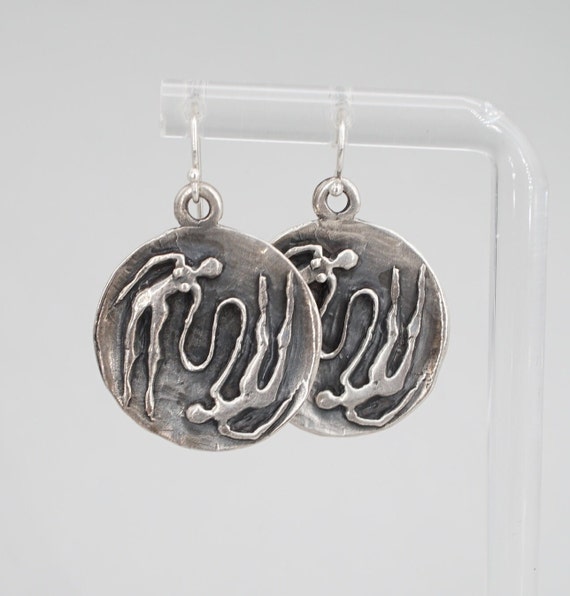 Rare James Avery Sterling Silver Gemini Zodiac Earrin… Gem