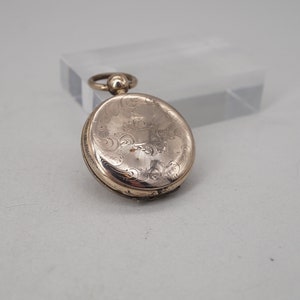 Antique Victorian Gold Filled Empty Pocket Watch Case For Locket image 4