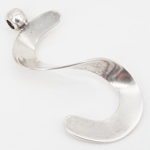 Vintage Sterling Mexican Modern, Abstract Pendant