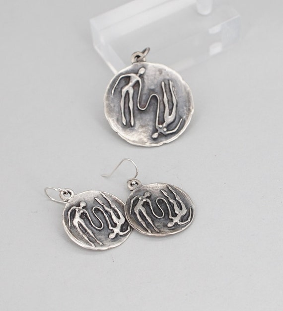 Rare James Avery Sterling Silver Gemini Zodiac Earrin… Gem