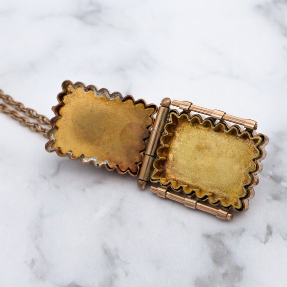 アンティーク　ヴィクトリア朝　フォブ　ロケット　ペンダント　ネックレス イギリス製 アンティークシルバー ヴィクトリア朝ロケットペンダント