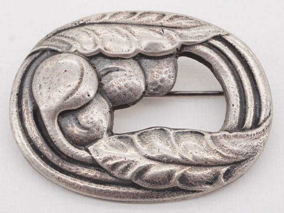 antique art nouveau sterling silver jensen style … - image 1