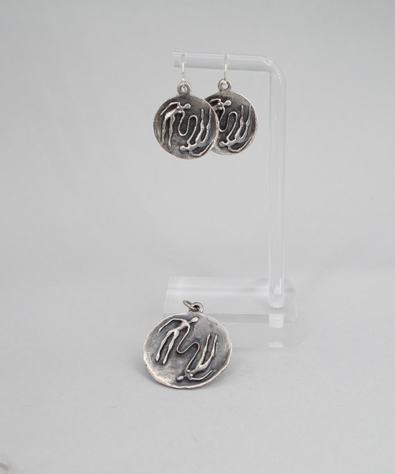 Rare James Avery Sterling Silver Gemini Zodiac Earrin… Gem