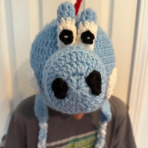 Yoshi Hat |  Super Mario Hat | Nintendo | Gaming | Yoshi Costume | Halloween Yoshi Costume | Blue | Orange | Green | Red