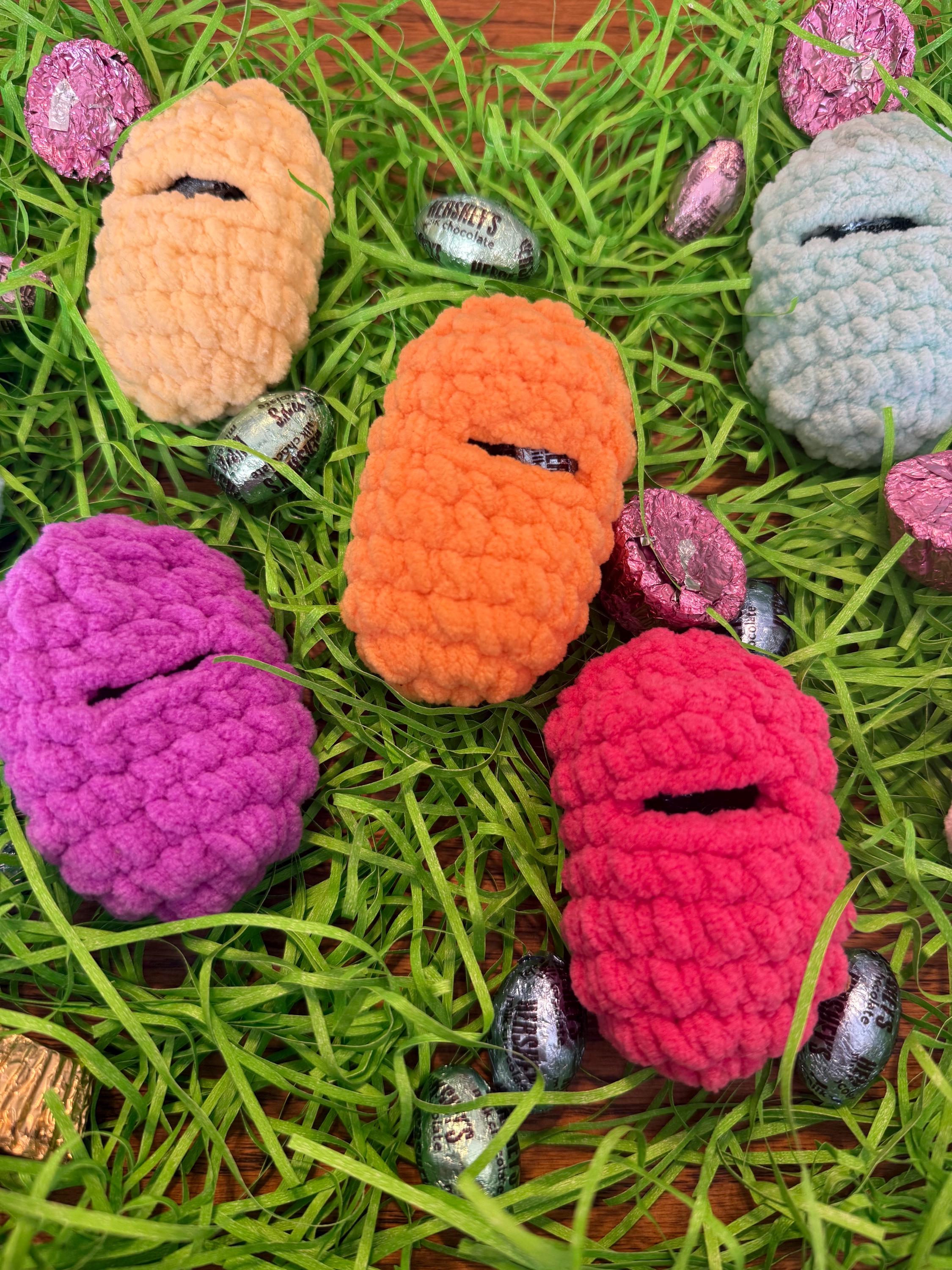 Beginner Crochet Easter Egg Pattern | Reusable Pouch, PDF Download - Etsy
