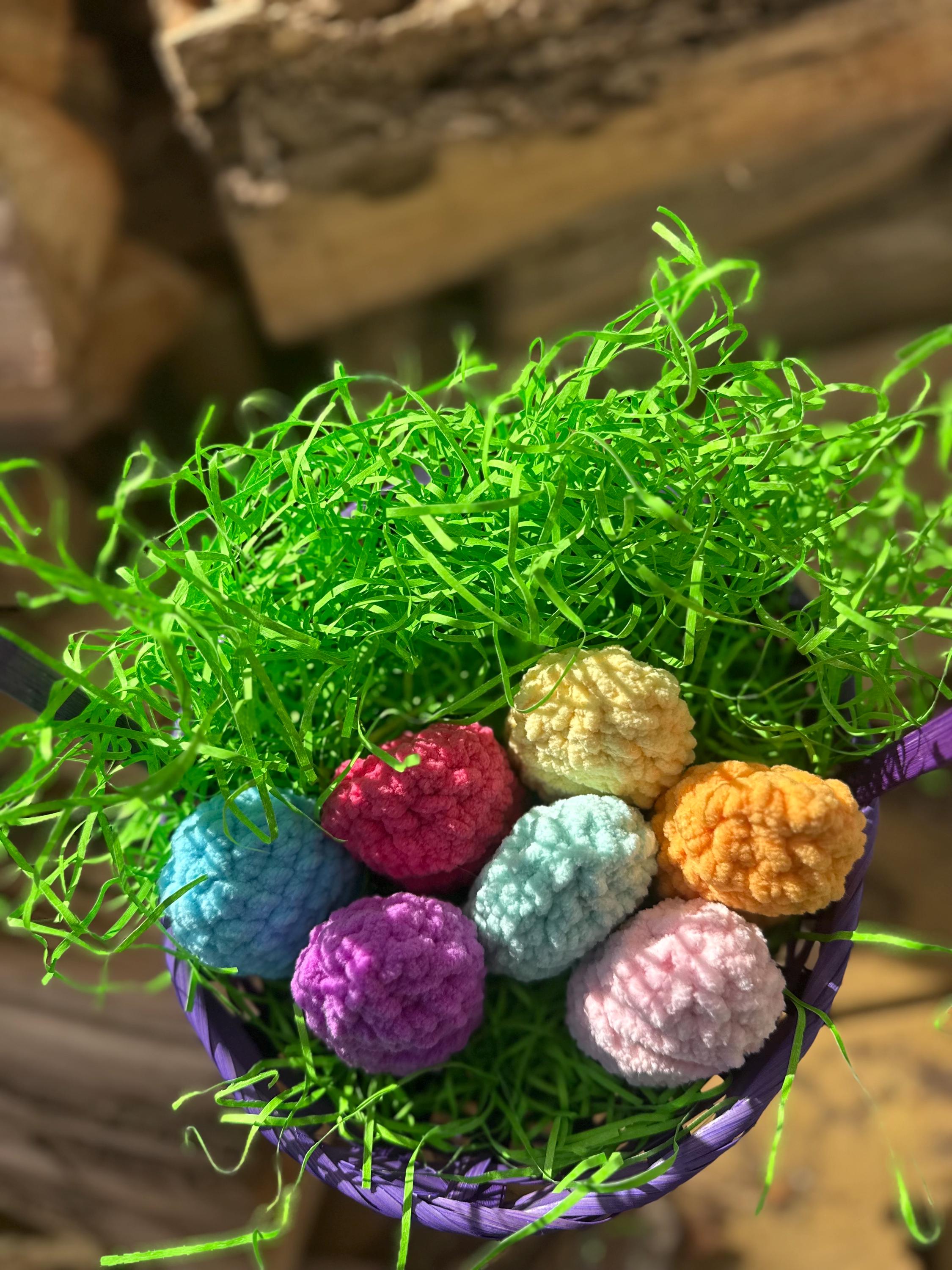 Beginner Crochet Easter Egg Pattern | Reusable Pouch, PDF Download - Etsy