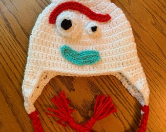 Crocheted Forky Hat | Crocheted Toy Story Hat |  Children’s Forky Hat | Halloween Hat