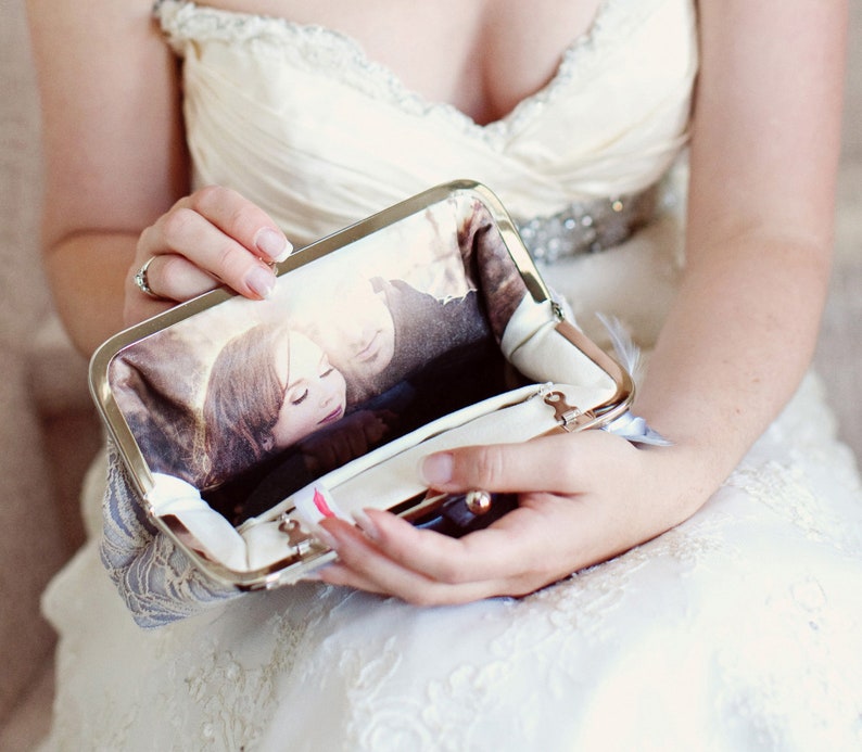TOP UP  The Original Personalized Photo Clutch Wedding Gift image 10
