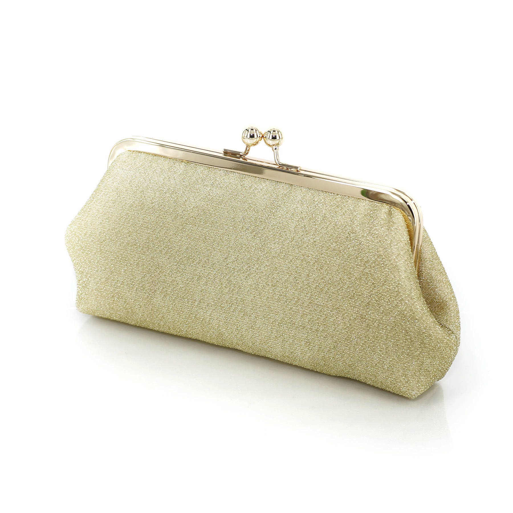 Metallic Gold Clutch Purse