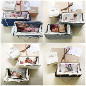 TOP UP  The Original Personalized Photo Clutch Wedding Gift image 4