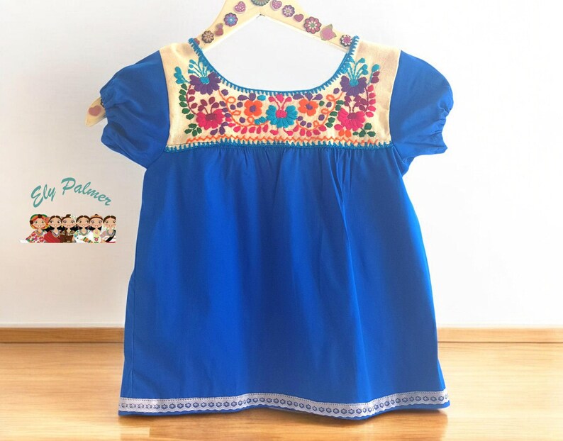 Baby Blue Mexican Dress