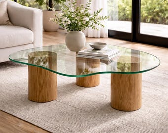 Ash Wood Turned Table Legs: Classic Style, Set of 3