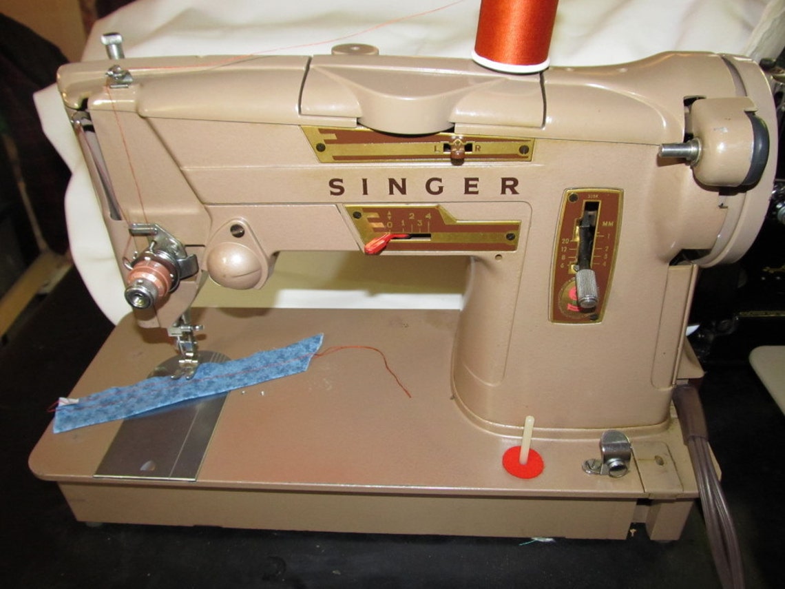 Sewing Machine 1962 Singer 328K StyleOMatic. Very nice Etsy