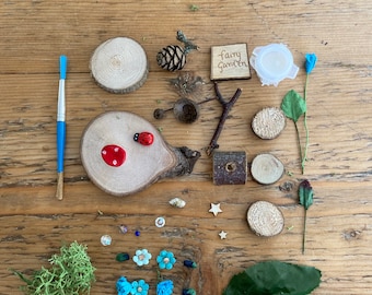 DIY Miniatur Feengarten Kit mit Fliegenpilz