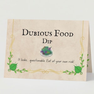 Zelda Birthday Themed Food Labels
