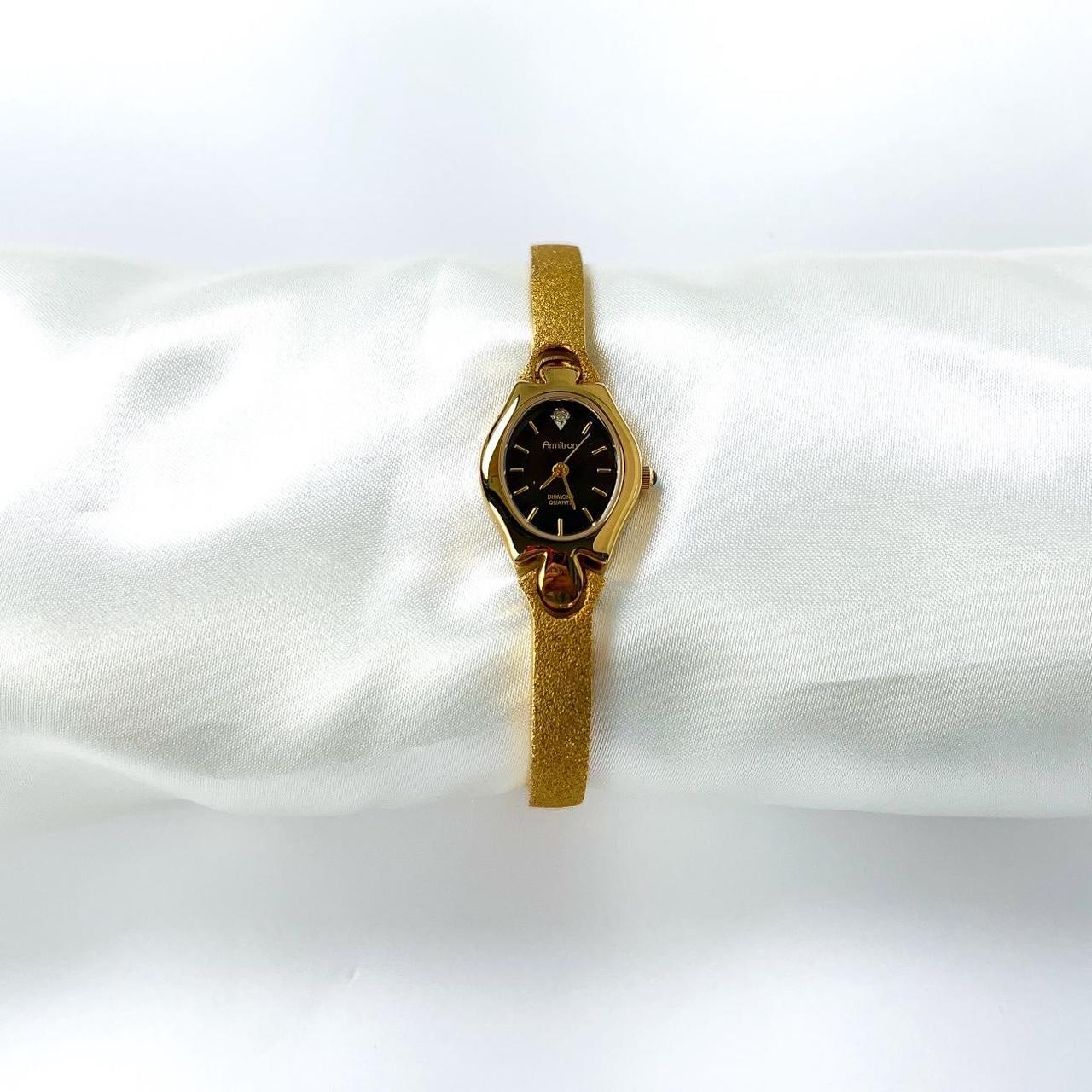 Vintage Womens Gold Sparkle Bangle Watch - Etsy