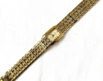 Vintage ELGIN Gold Damen-Statement-Uhr