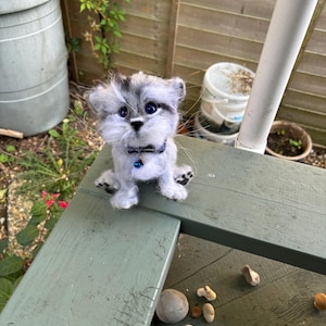 BLUE the Kitten (felted unique soft cat)