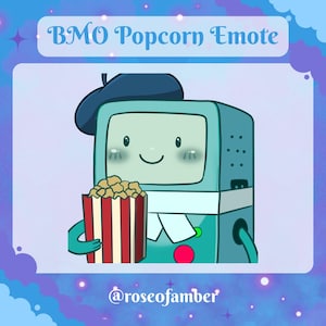 BMO Popcorn Emote Adventure Time