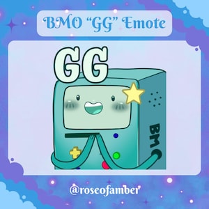 BMO &#39;GG&#39; Emote Adventure Time