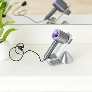 Dollhouse Miniature Purple Hair Dryer