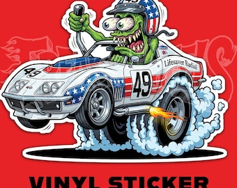 Freedom Corvette | Hot Rod Art & Kustom Kulture