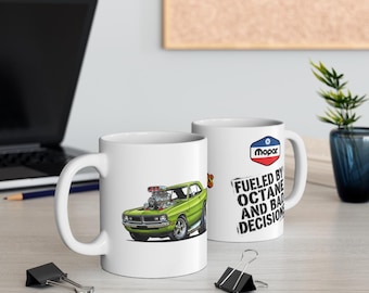 Dart Bad Decisions Monster Rods Garage Coffee Mug —11oz